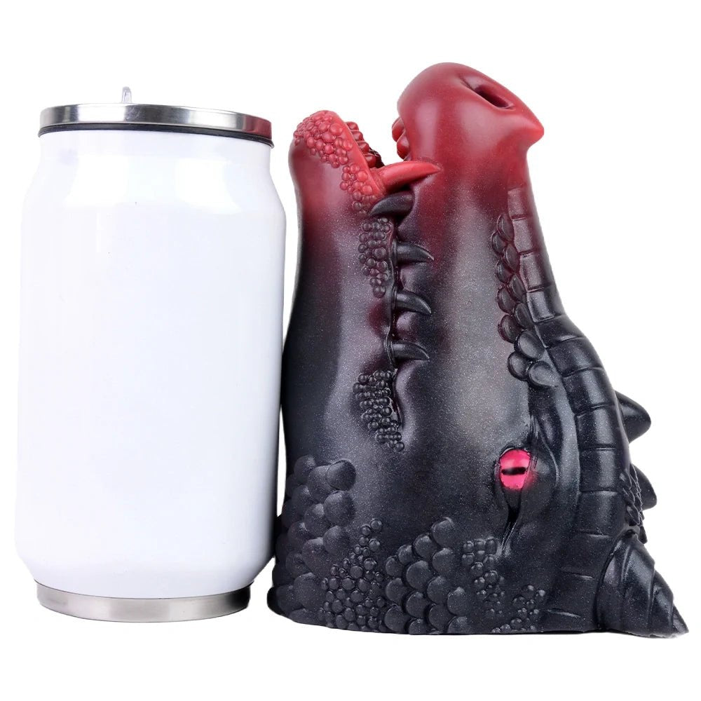 Black and red dragon head onahole, photo 6