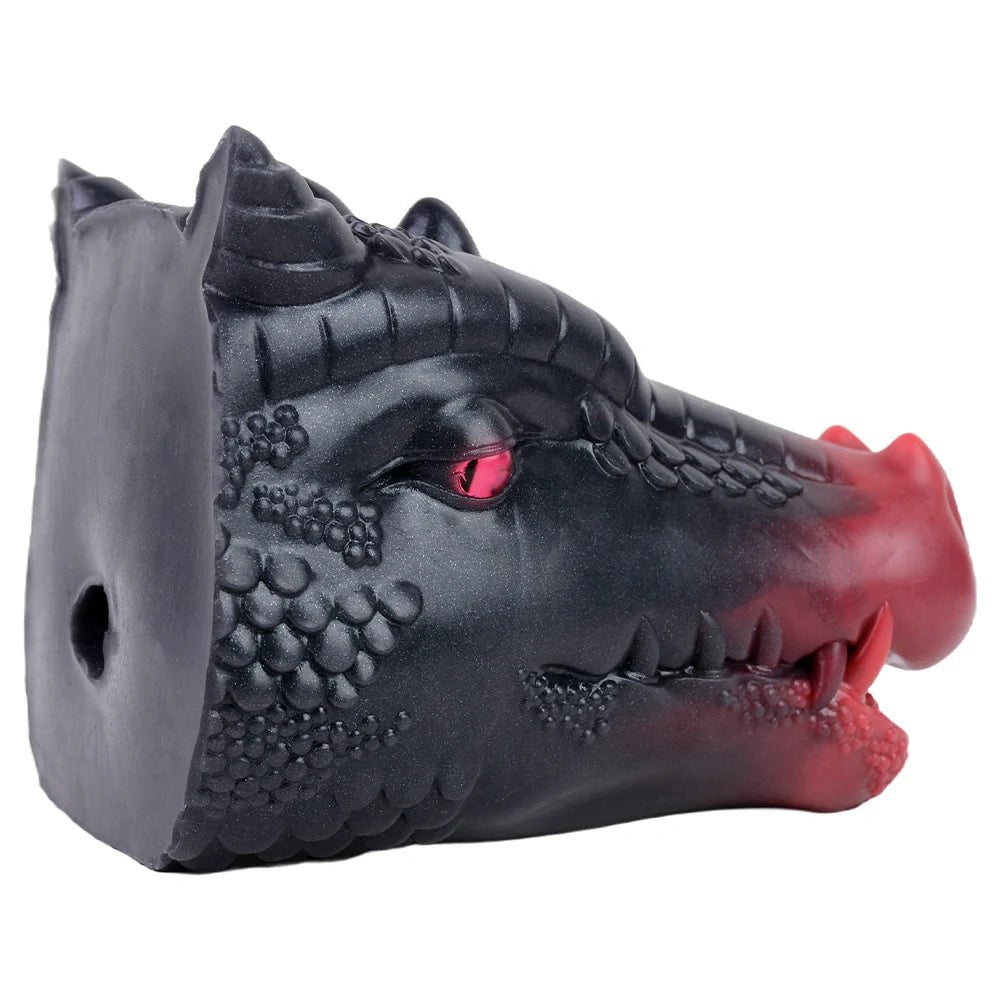 Black and red dragon head onahole, photo 7