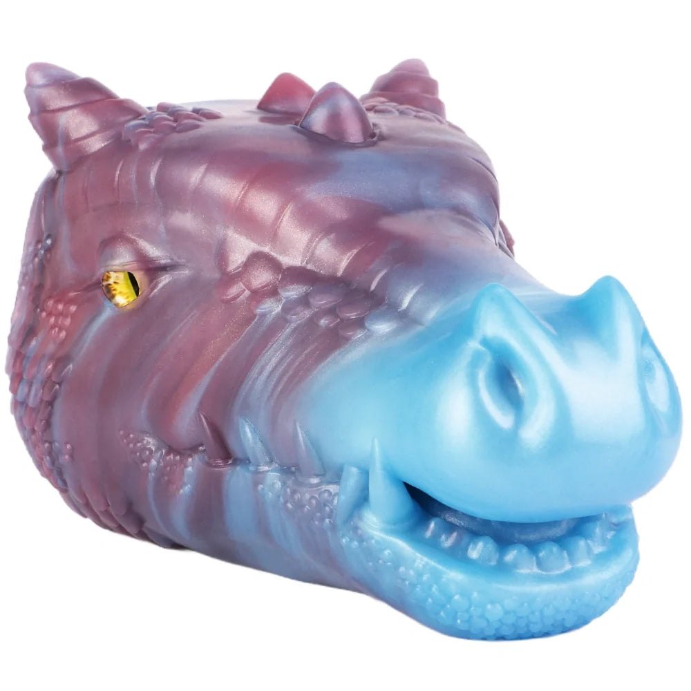 Dragon head onahole with golden eye, photo 3