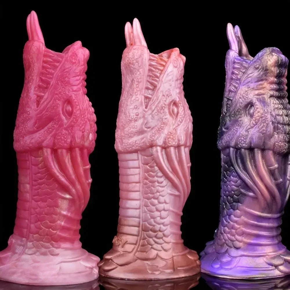 Dragon head silicone fantasy dildo, photo 1