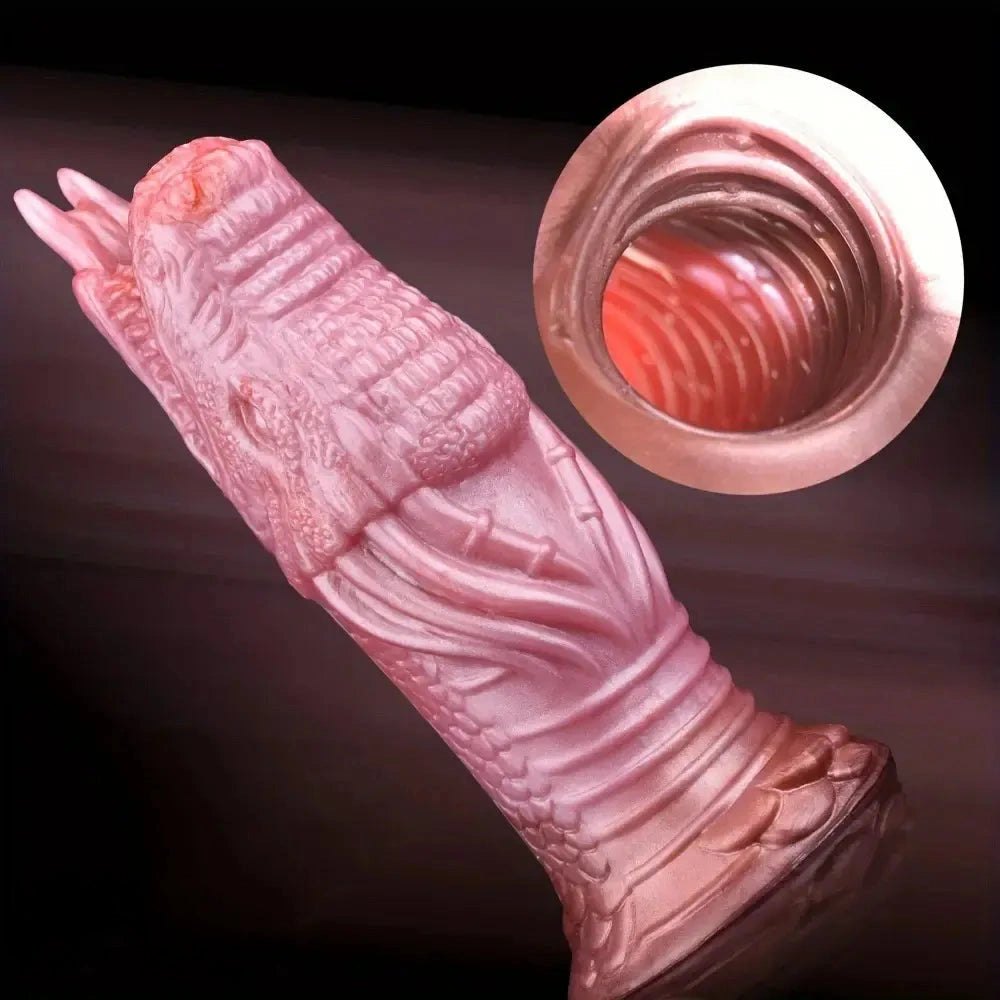 Dragon head silicone fantasy dildo, photo 5