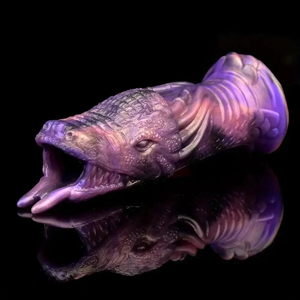 Dragon head silicone fantasy dildo, photo 6