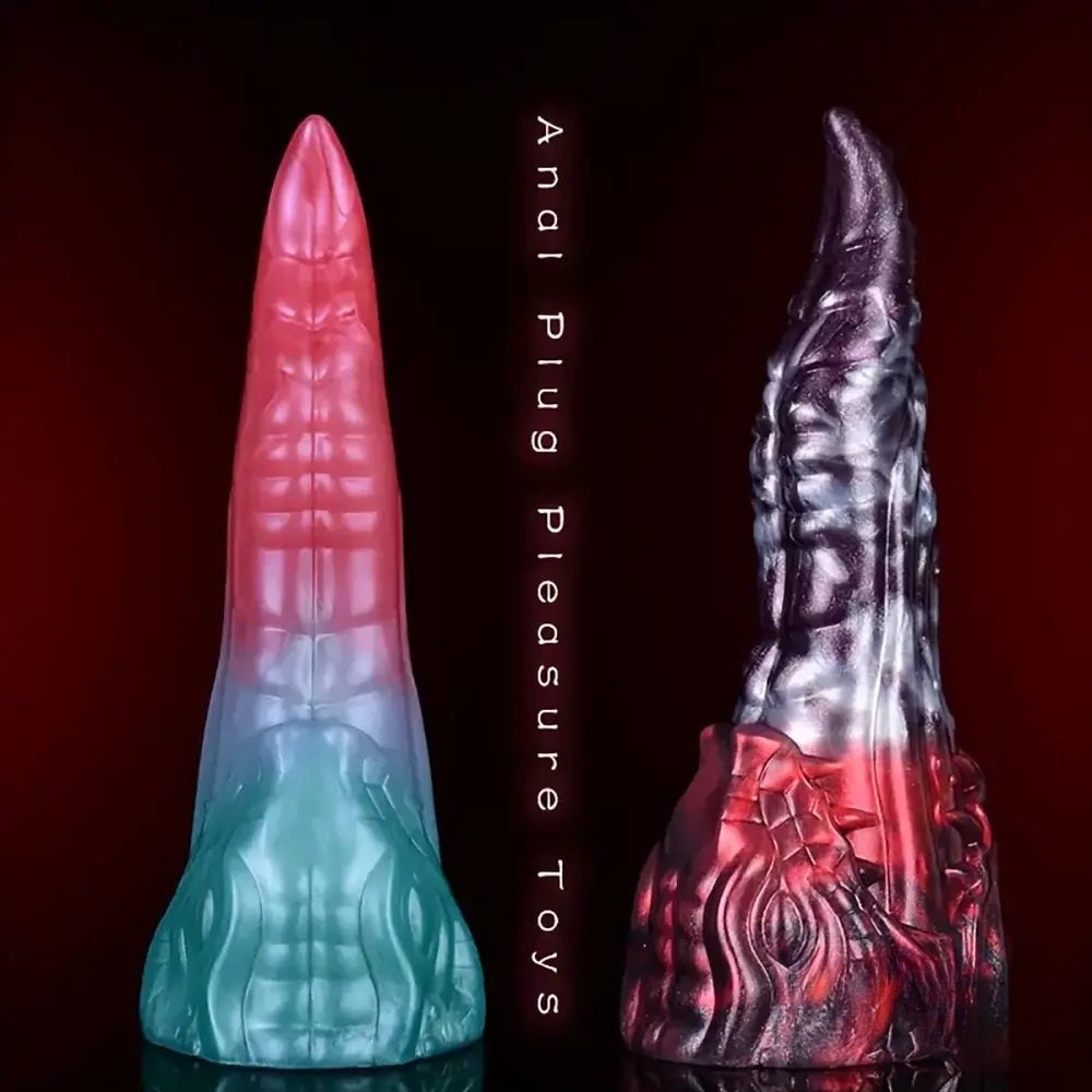 Colorful dragon-head fantasy dildo, photo 1