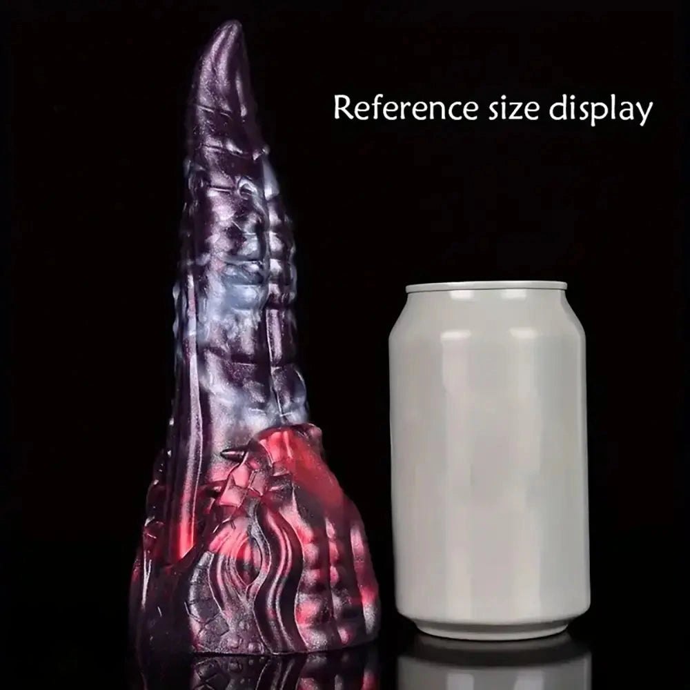 Colorful dragon-head fantasy dildo, photo 4