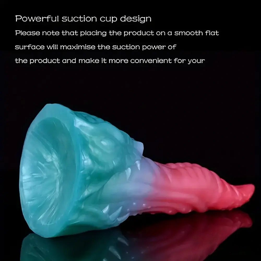 Colorful dragon-head fantasy dildo, photo 7