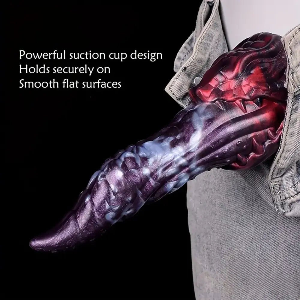 Colorful dragon-head fantasy dildo, photo 8