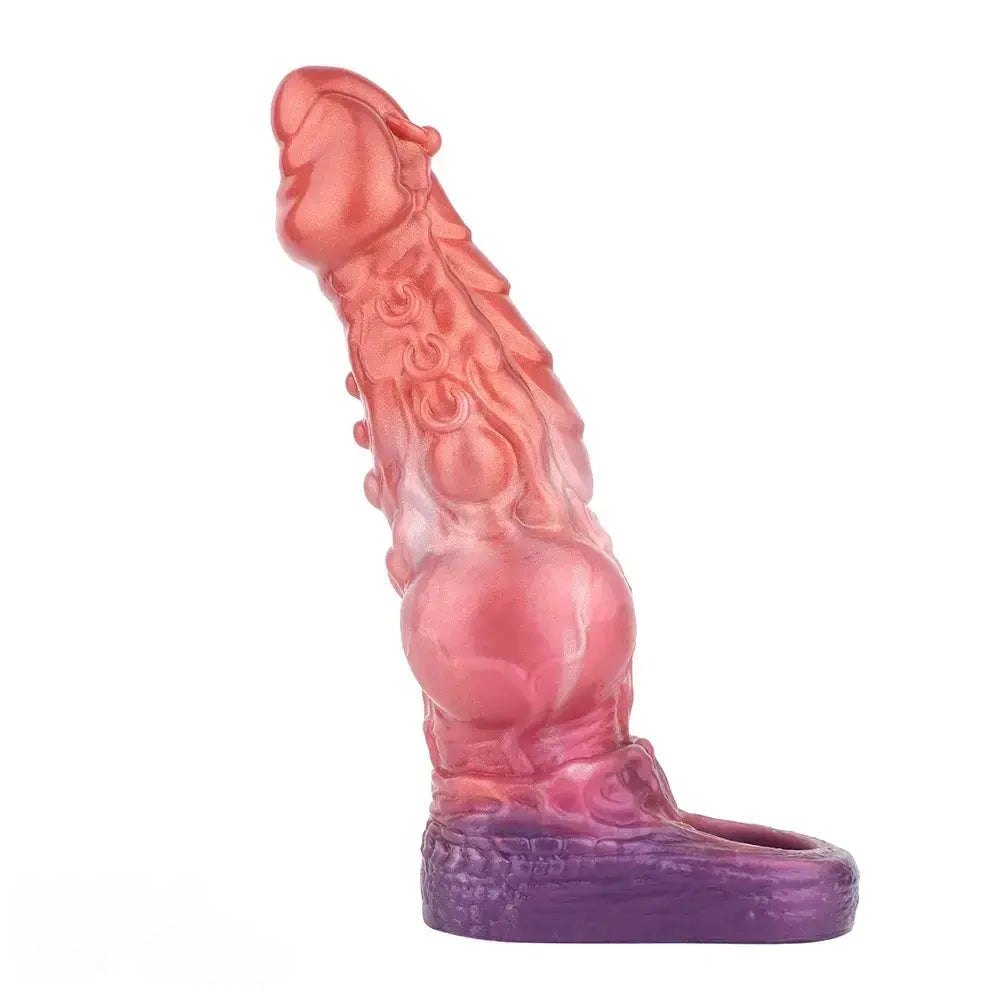 Mixed color dragon knot dildo sleeve, photo 1