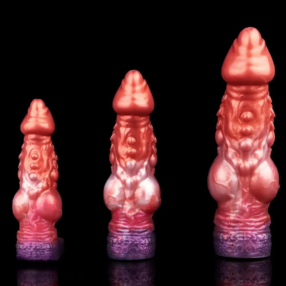 Mixed color dragon knot dildo sleeve, photo 10