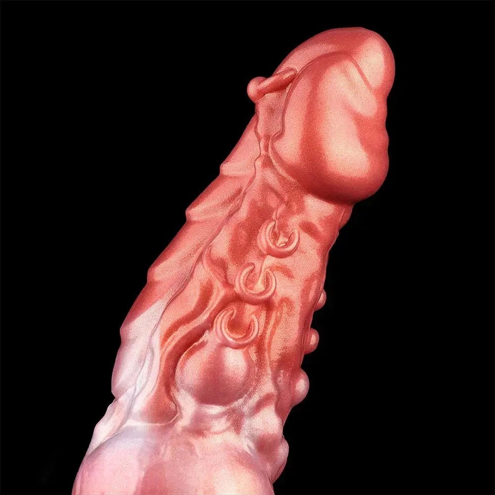 Mixed color dragon knot dildo sleeve, photo 8