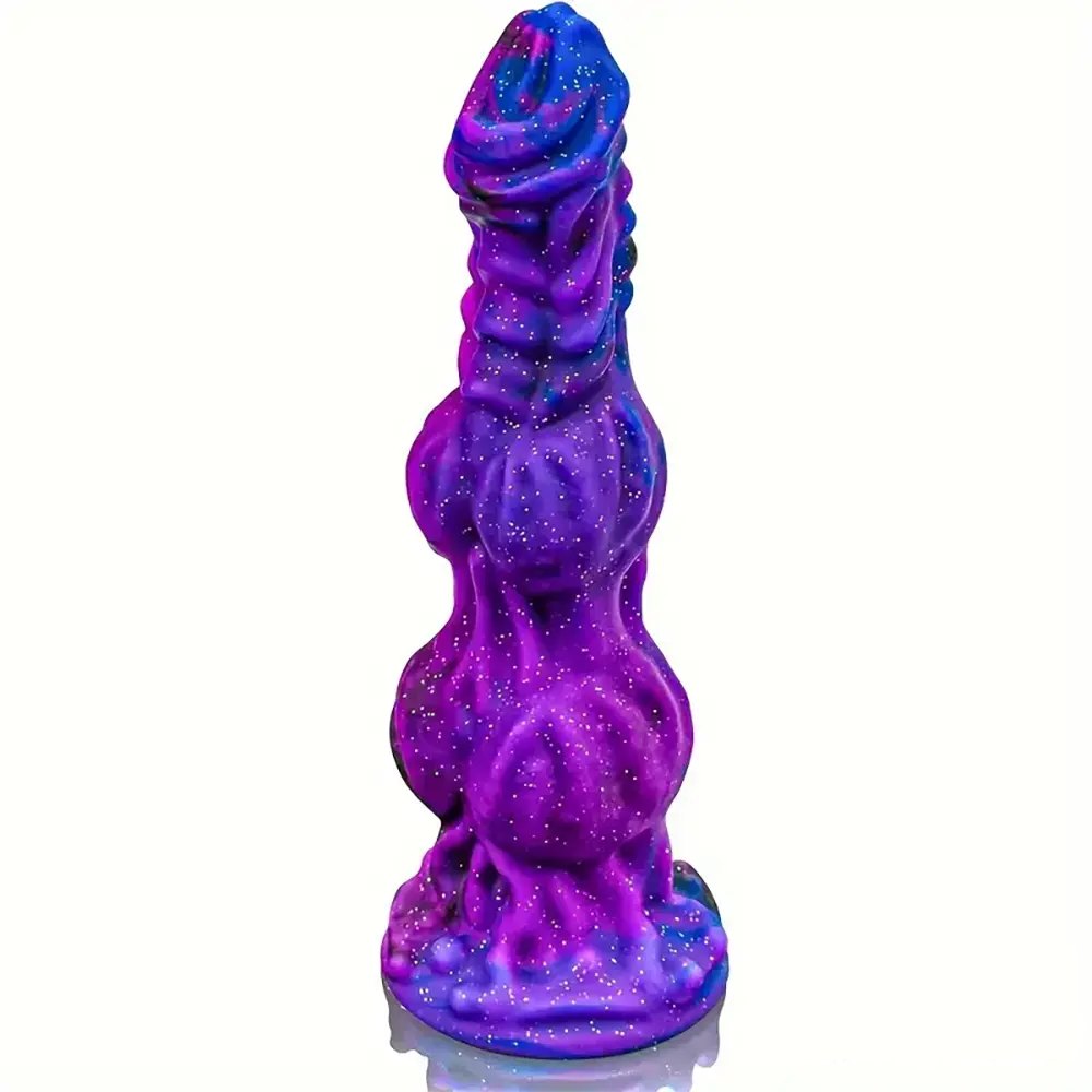 Textured dragon-scale silicone fantasy dildo, photo 2