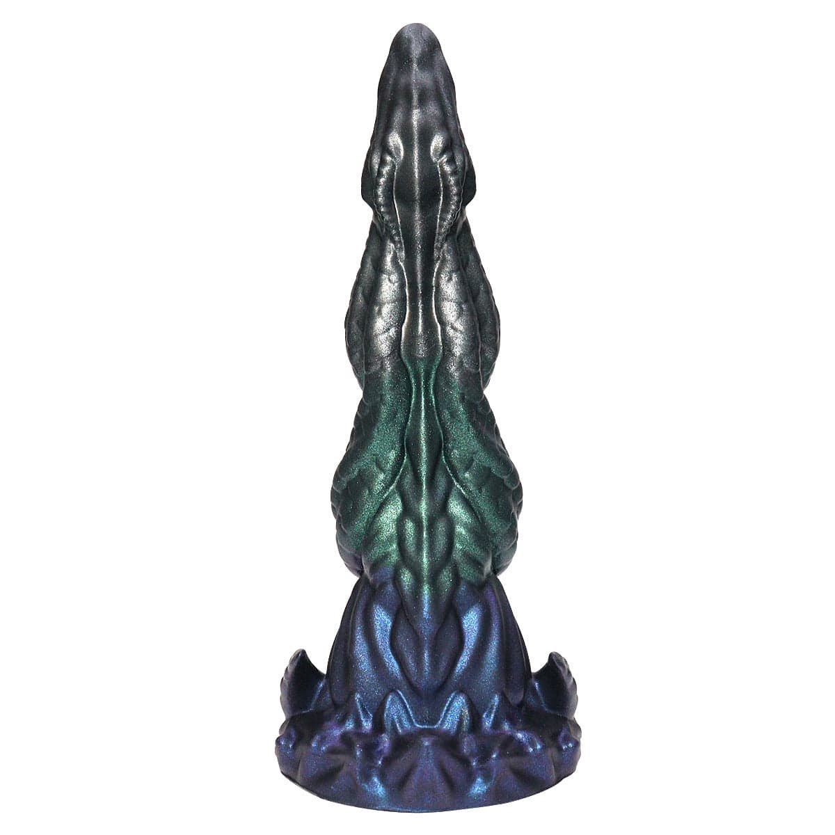 Multicolor dragon knot fantasy dildo, photo 1