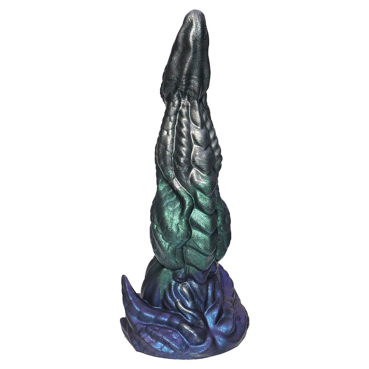 Multicolor dragon knot fantasy dildo, photo 9