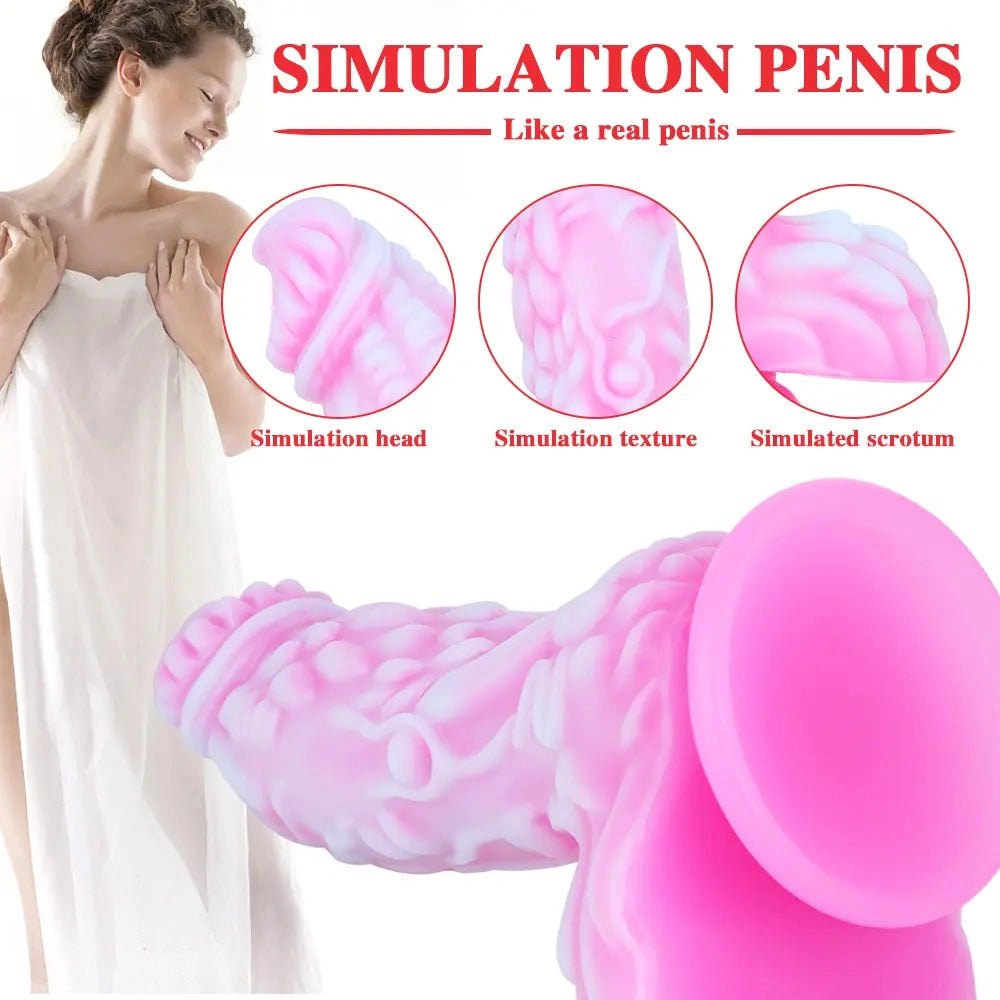Dragon scale monster fantasy dildo, photo 11