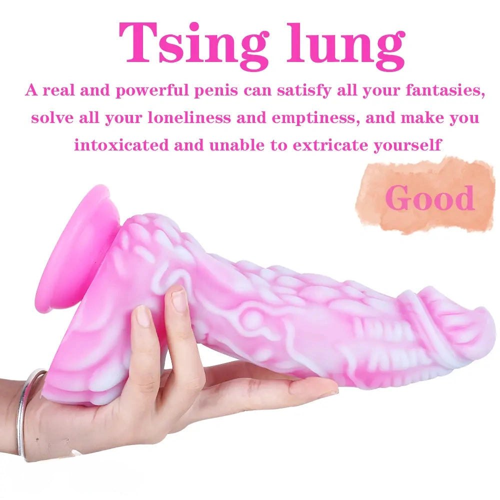 Dragon scale monster fantasy dildo, photo 7