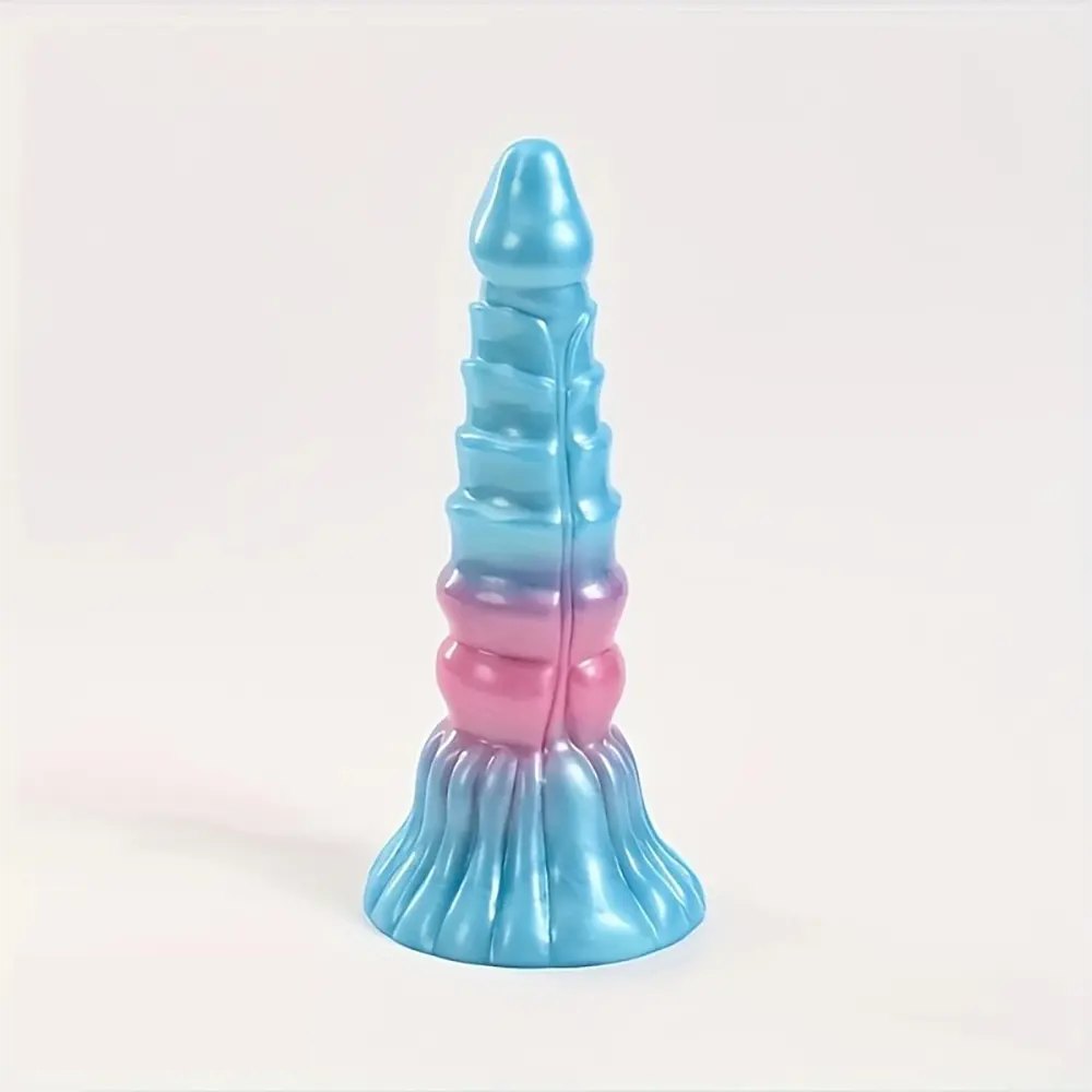 Dragon scale textured silicone anal plug, photo 1