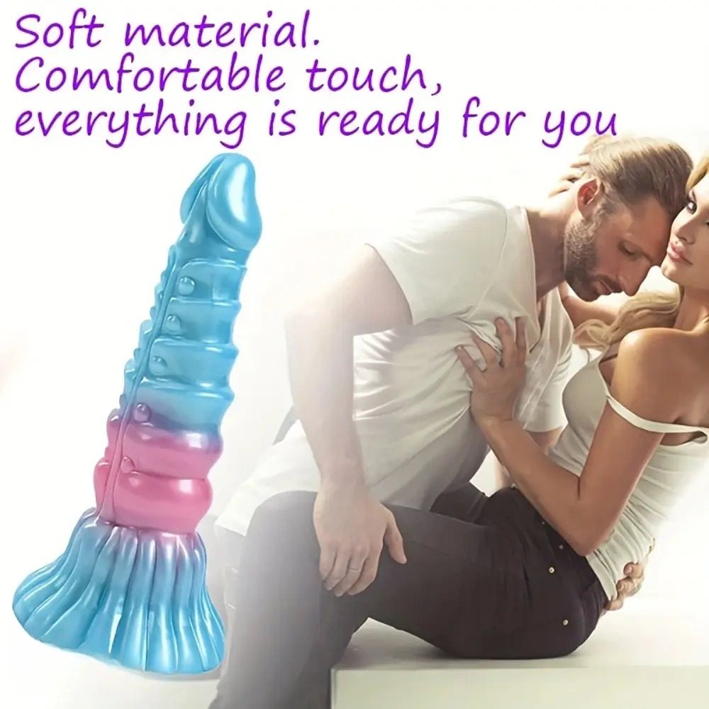 Dragon scale textured silicone anal plug, photo 8