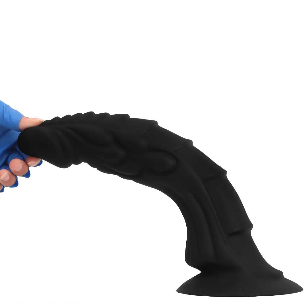 Black dragon scale fantasy dildo, photo 15
