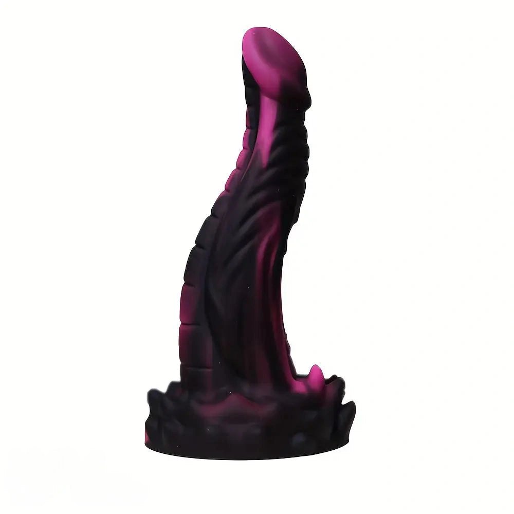 Dots purple dragon scale fantasy dildo