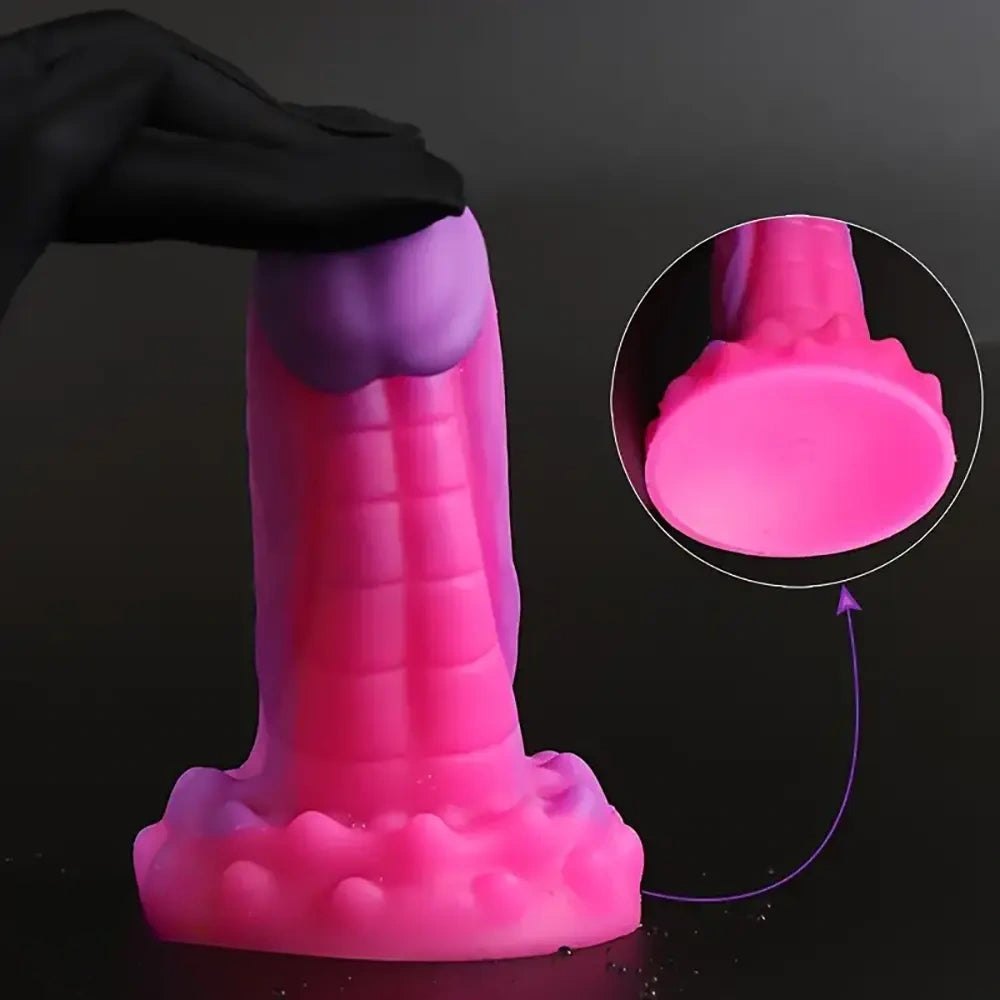 Purple dragon scale fantasy dildo, photo 3