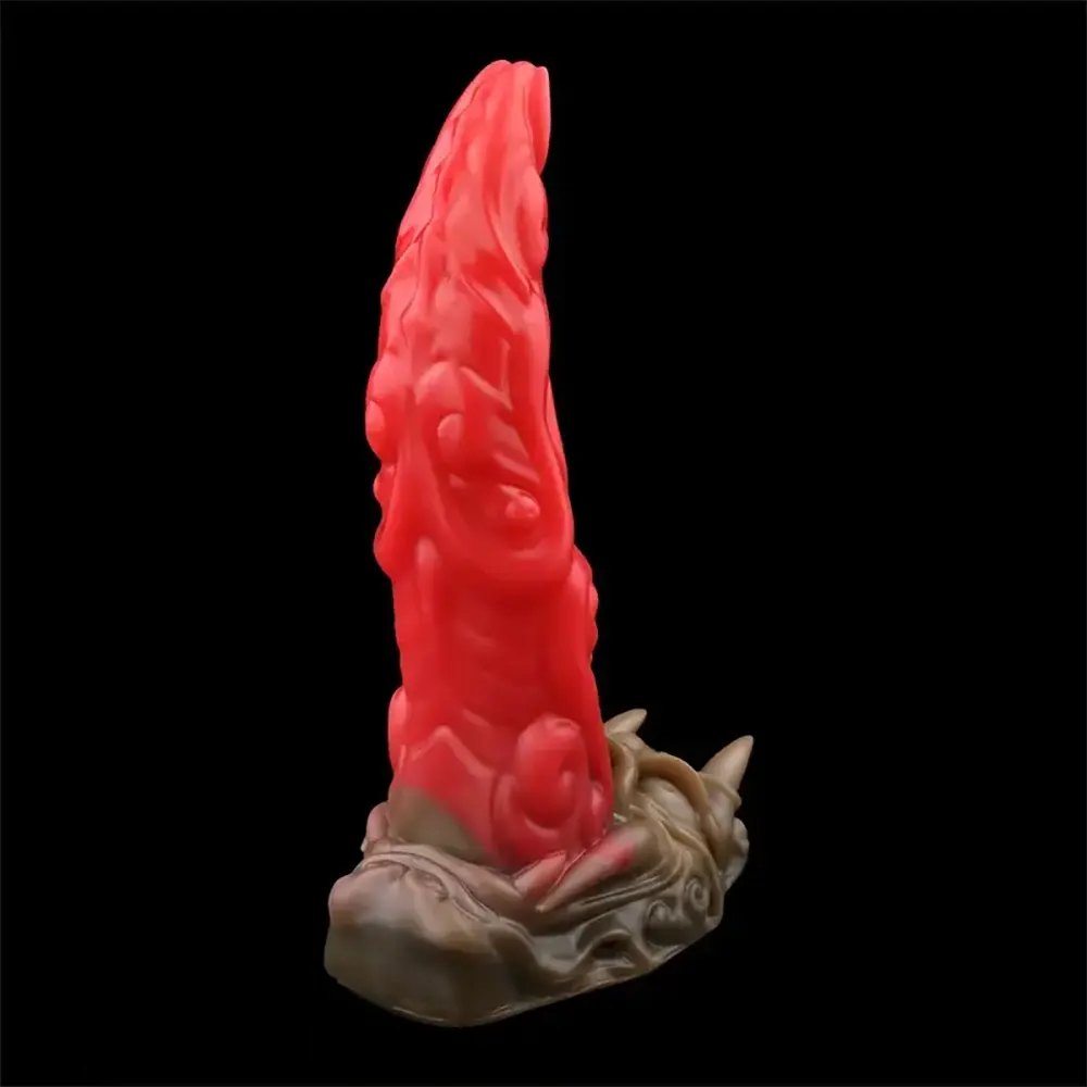 Flesh silicone dragon scale dildo, photo 1