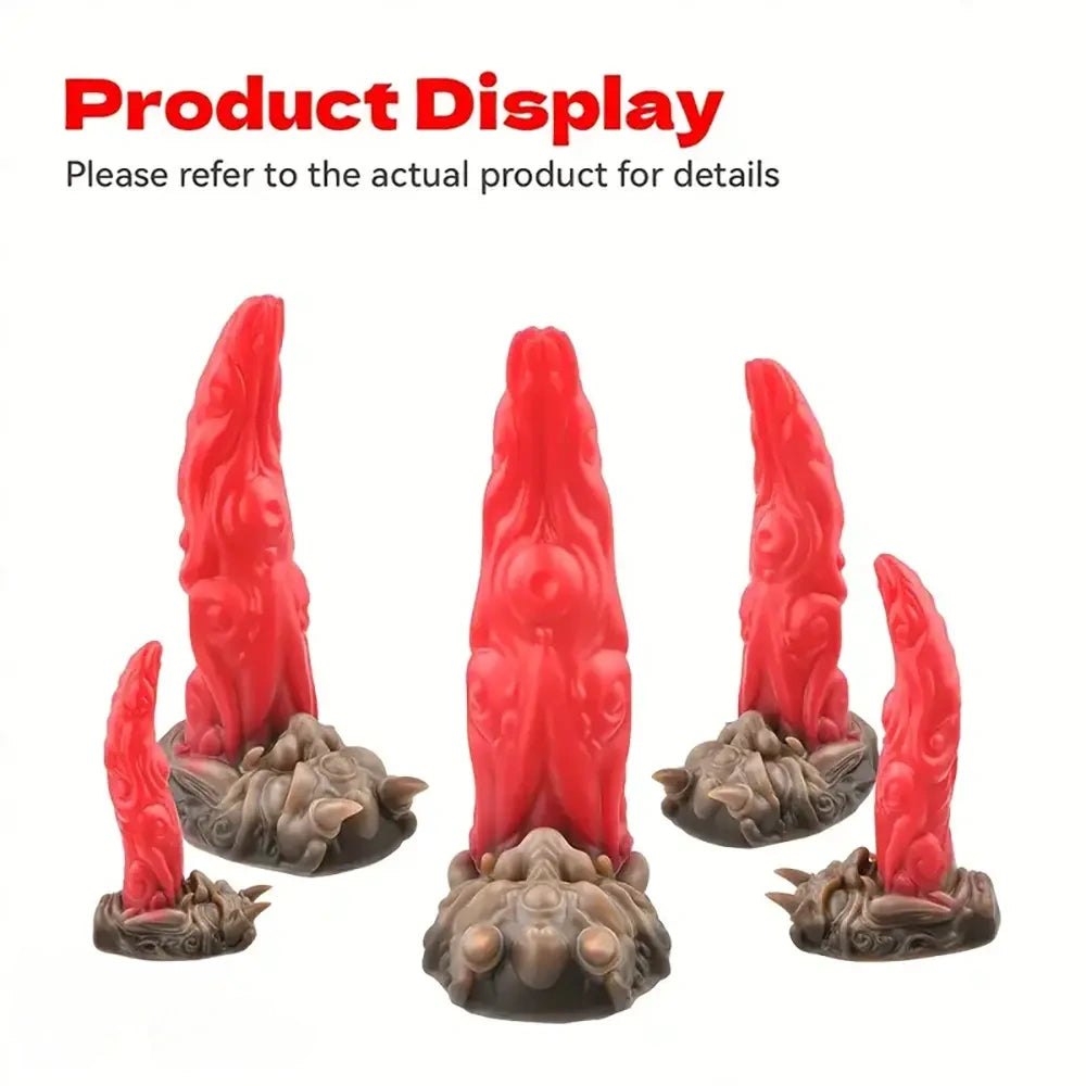 Flesh silicone dragon scale dildo, photo 15