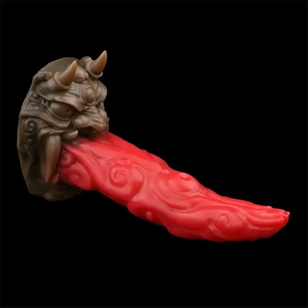 Flesh silicone dragon scale dildo, photo 2