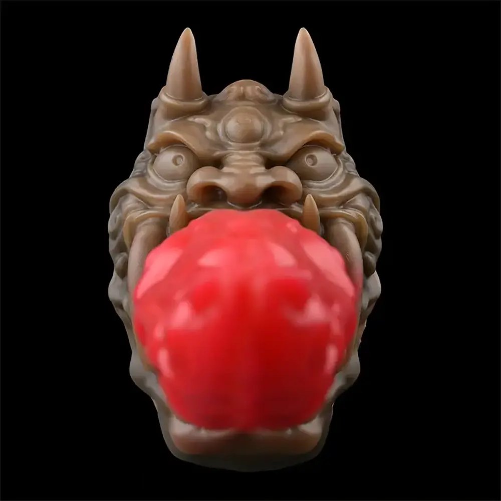 Flesh silicone dragon scale dildo, photo 3