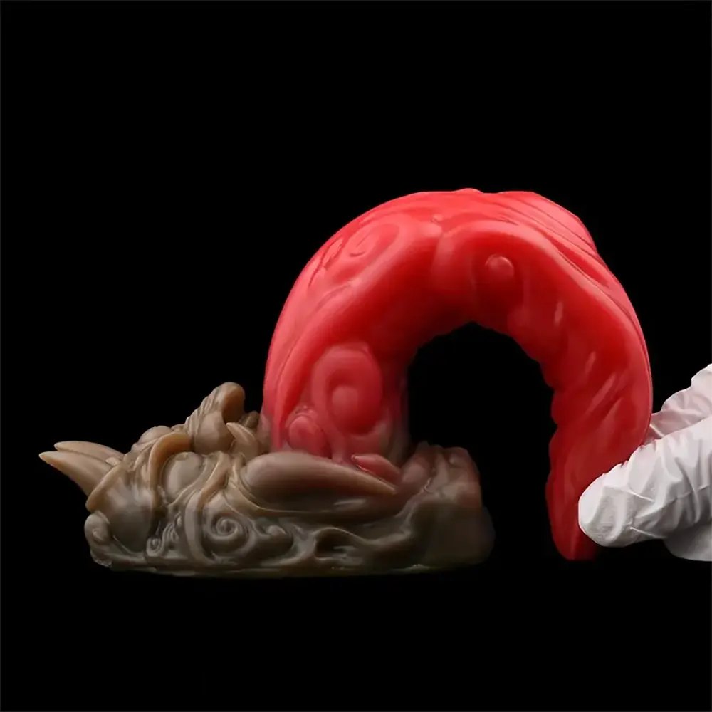 Flesh silicone dragon scale dildo, photo 7
