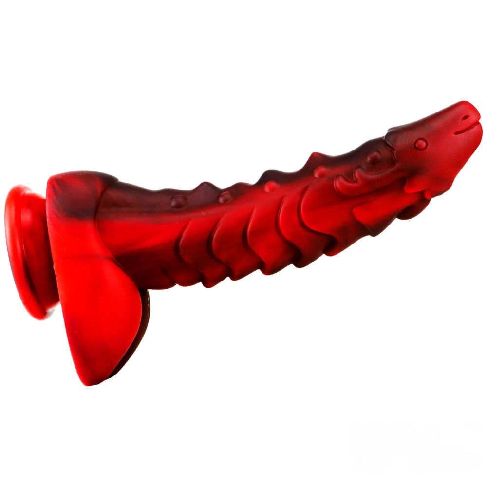 Dragon scale fantasy liquid silicone dildo, photo 2