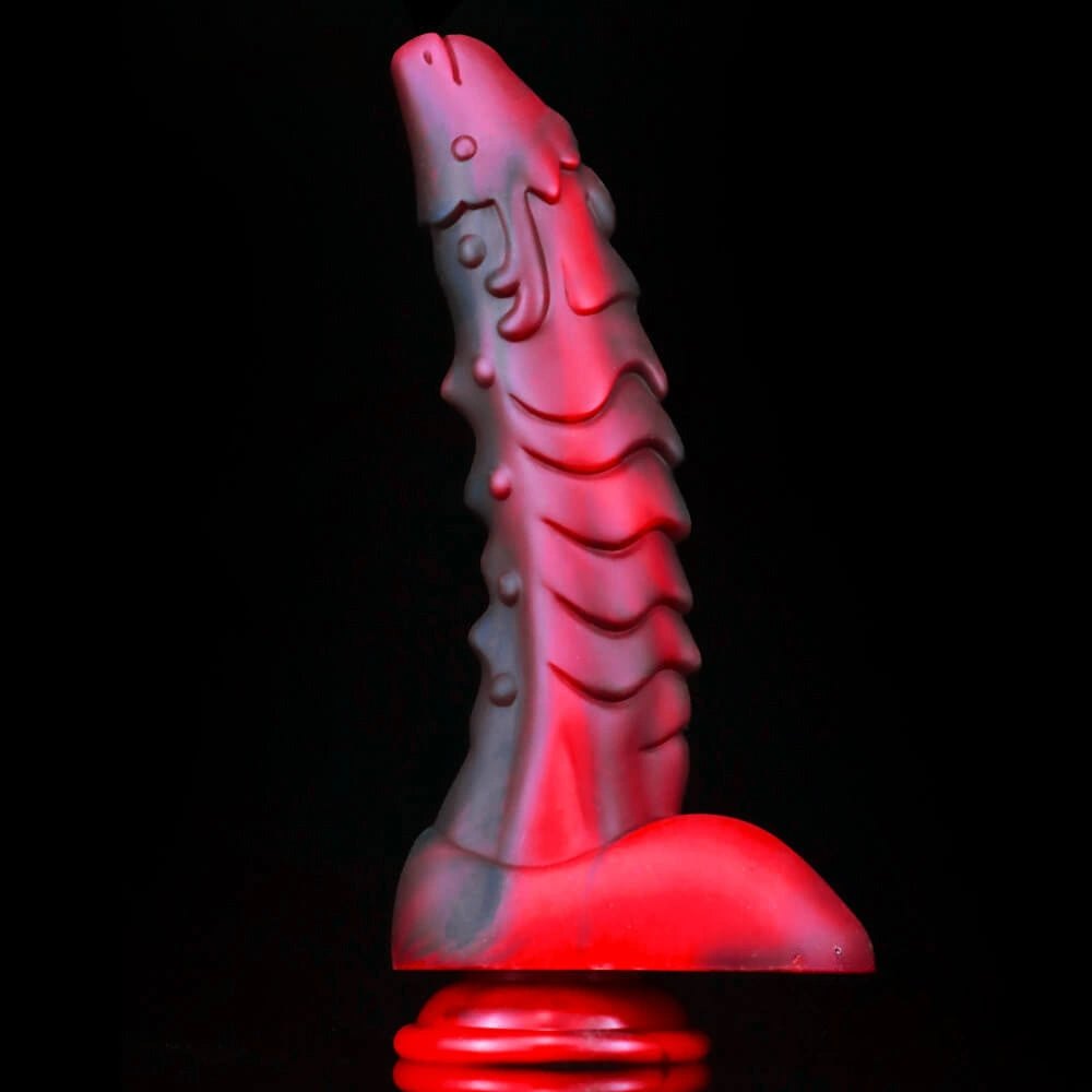Dragon scale fantasy liquid silicone dildo, photo 5