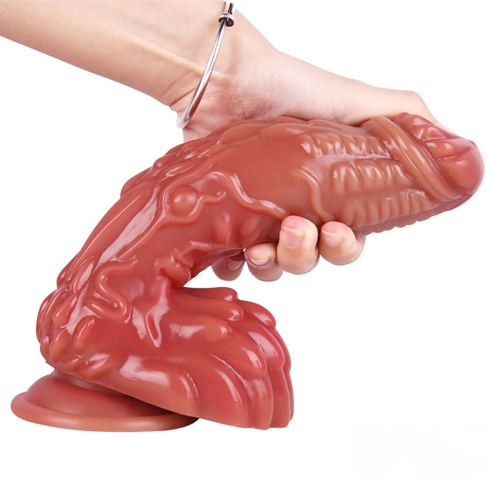 Flesh dragon scale fantasy dildo, photo 7
