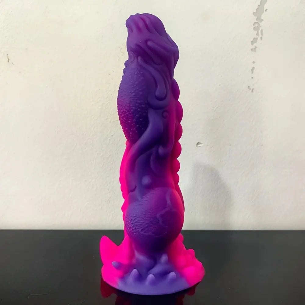 Dragon scale fantasy silicone dildo, photo 10