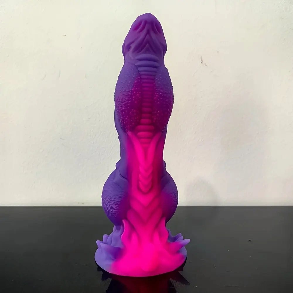Dragon scale fantasy silicone dildo, photo 11