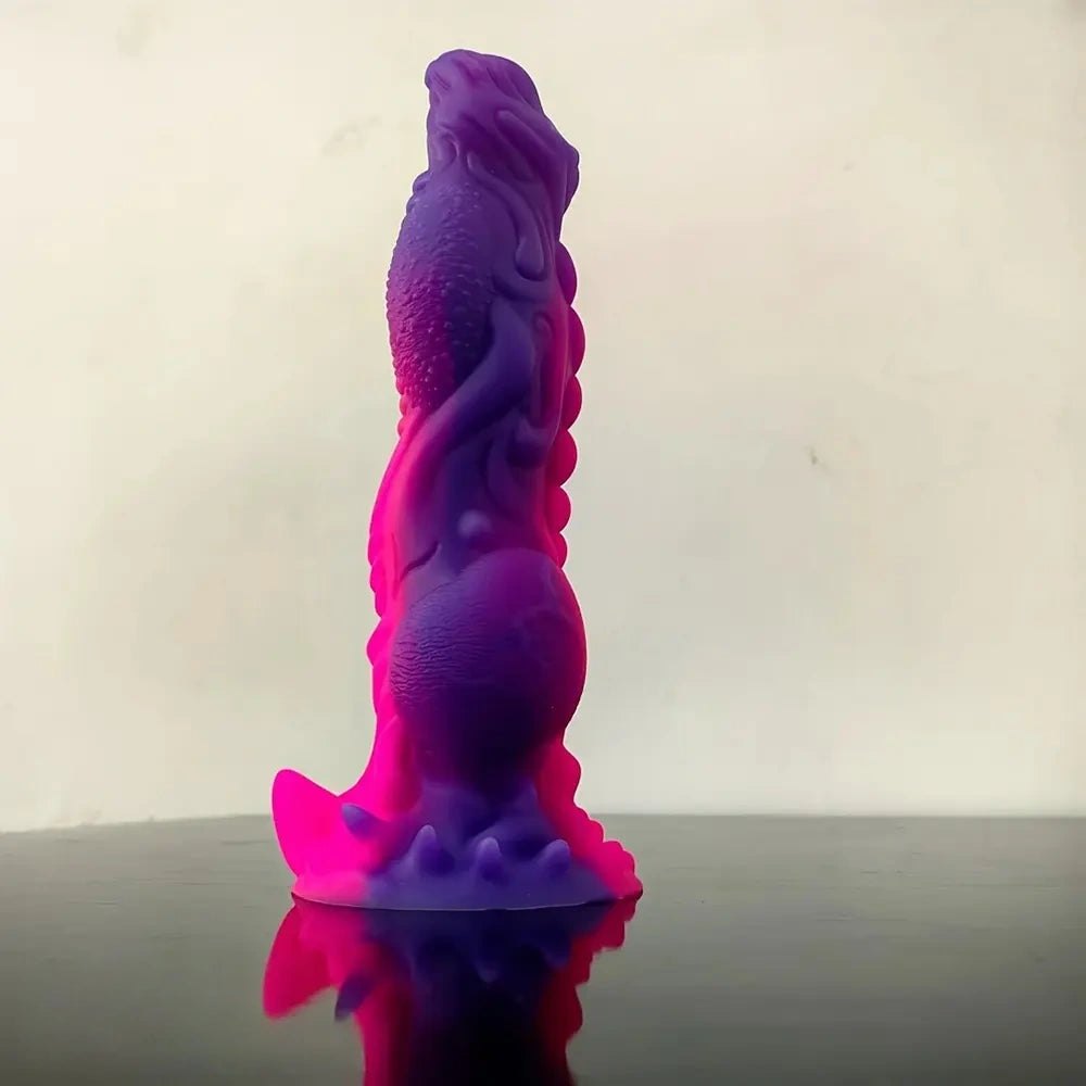 Dragon scale fantasy silicone dildo, photo 12