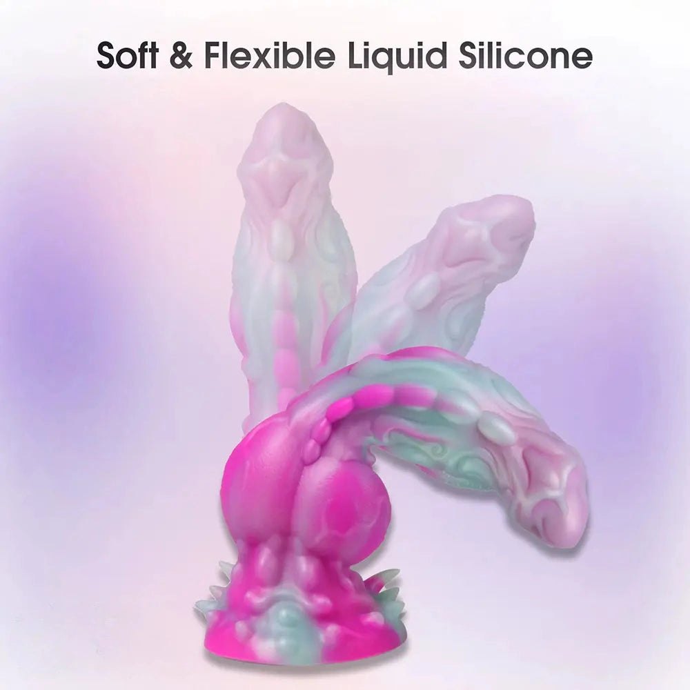 Dragon scale fantasy silicone dildo, photo 15