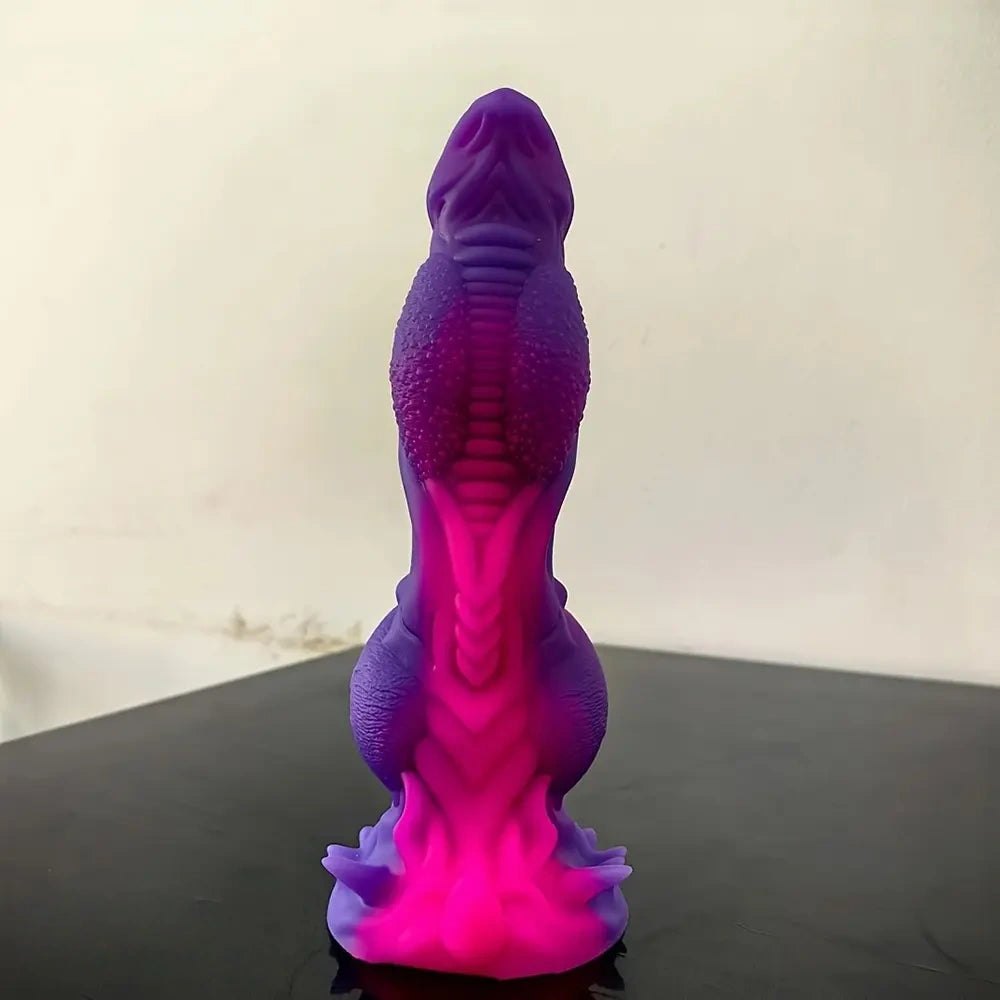 Dragon scale fantasy silicone dildo, photo 8