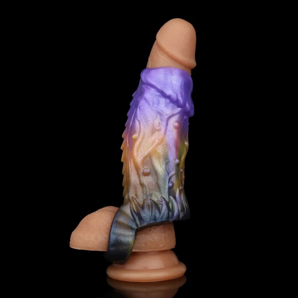 Mixed color dragon scale fantasy sleeve, photo 14