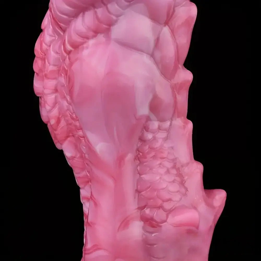 Pink dragon scale fantasy dildo, photo 13