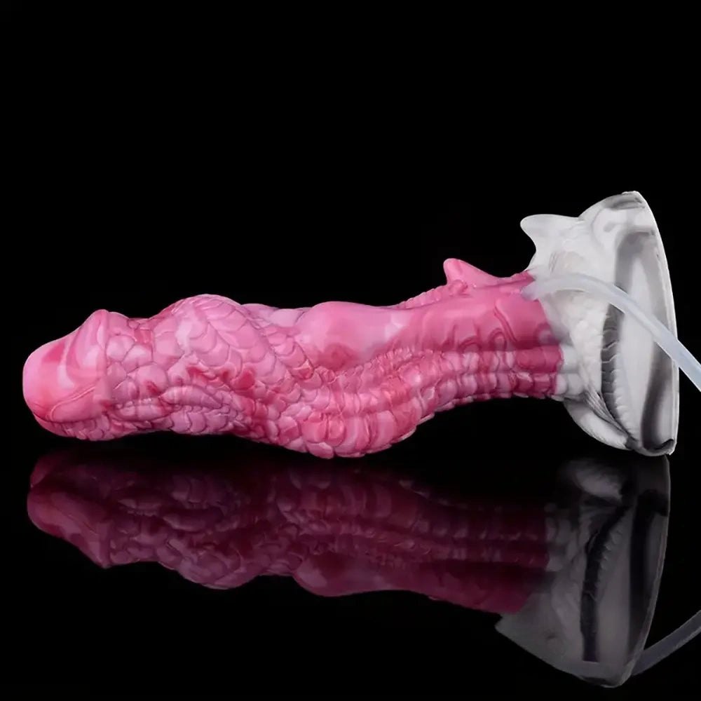Pink dragon scale fantasy dildo, photo 5