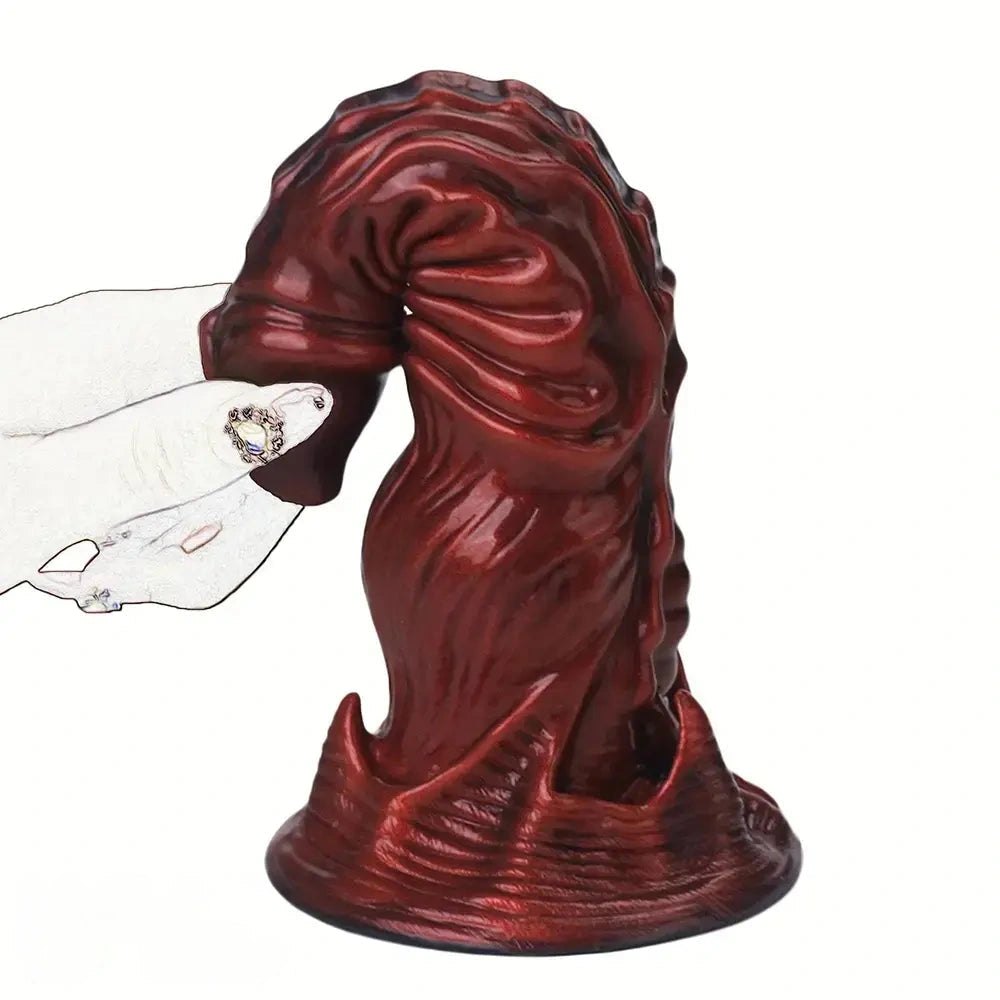 Dragon scale knotted fantasy dildo, photo 6
