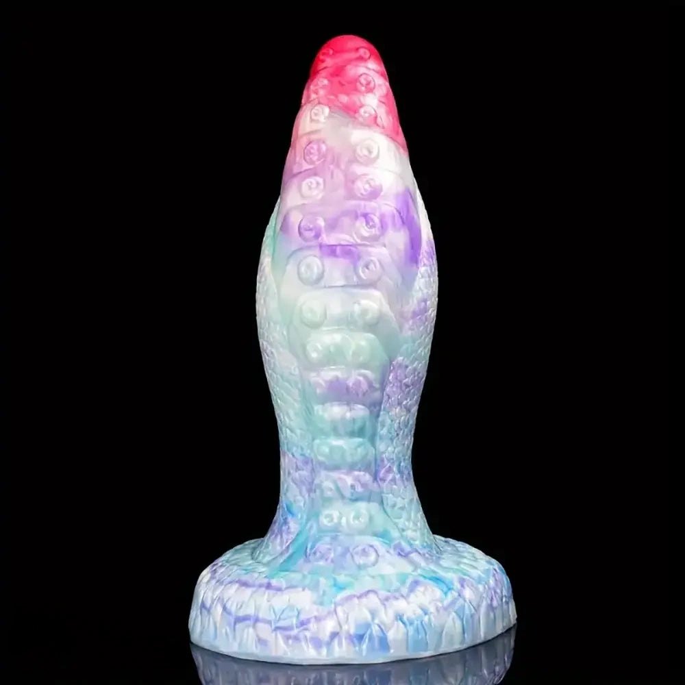 #1 dragon scale silicone fantasy dildo
