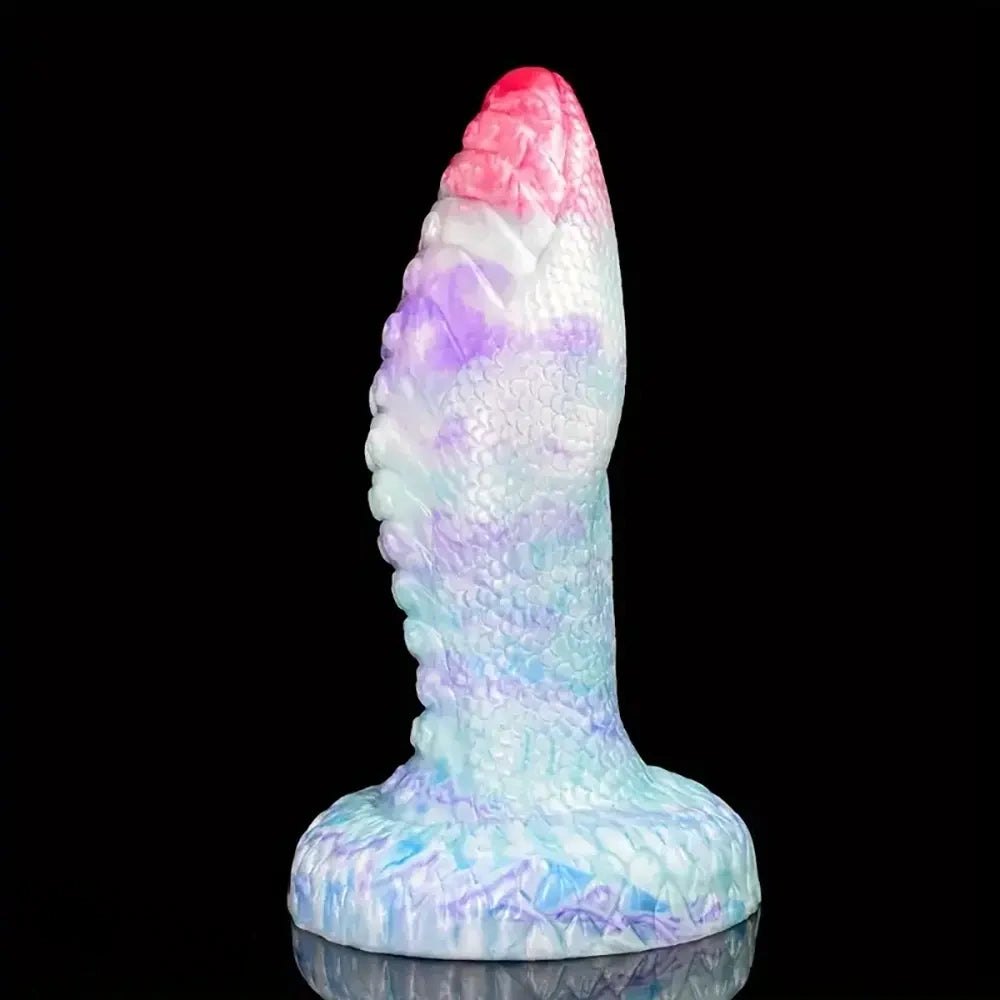 Dragon scale silicone fantasy dildo, photo 1