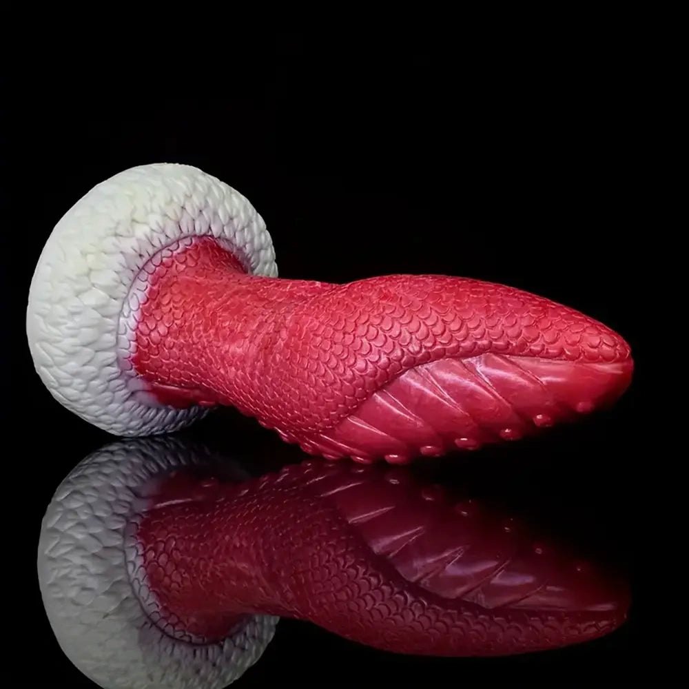 Dragon scale silicone fantasy dildo, photo 10