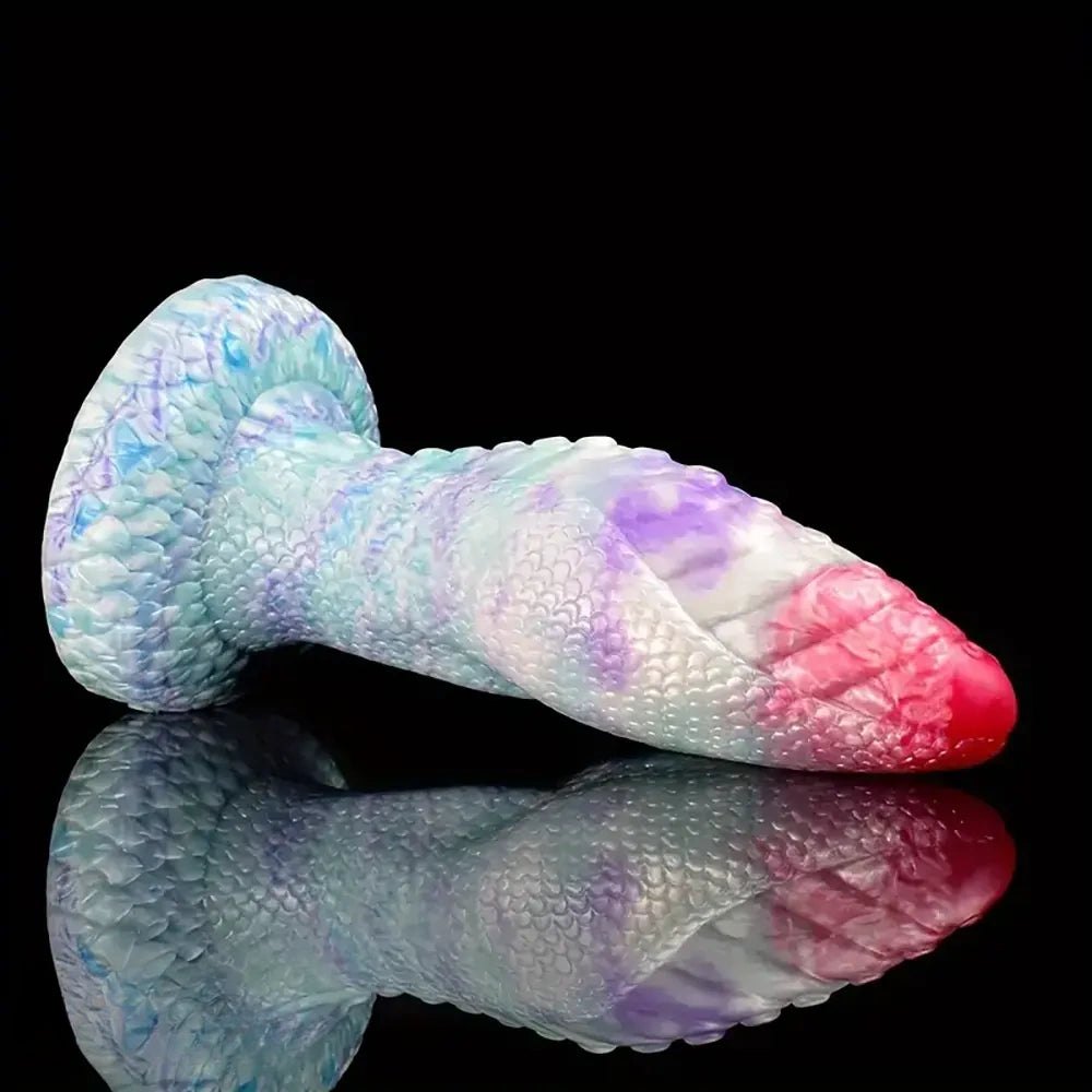 Dragon scale silicone fantasy dildo, photo 14