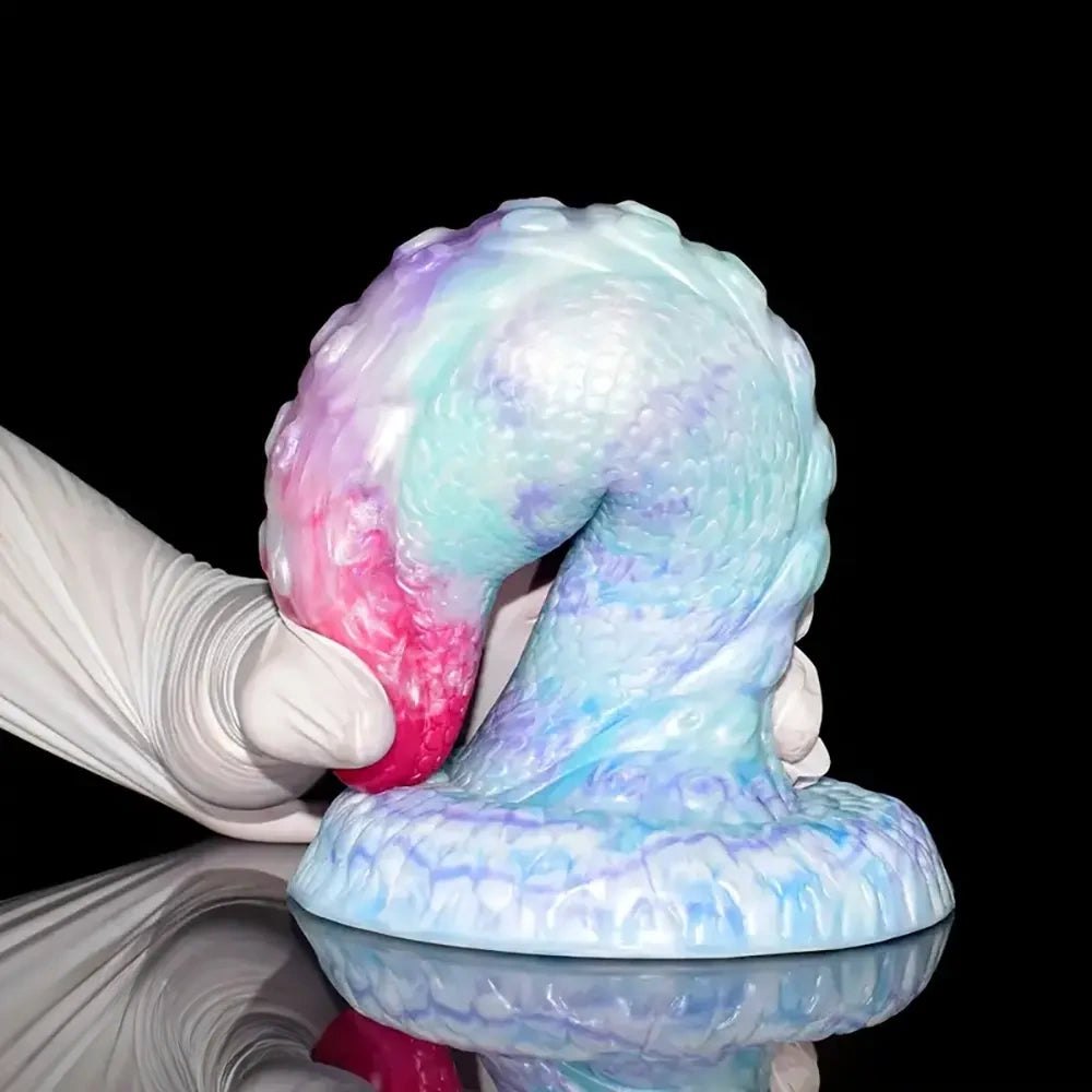 Dragon scale silicone fantasy dildo, photo 3