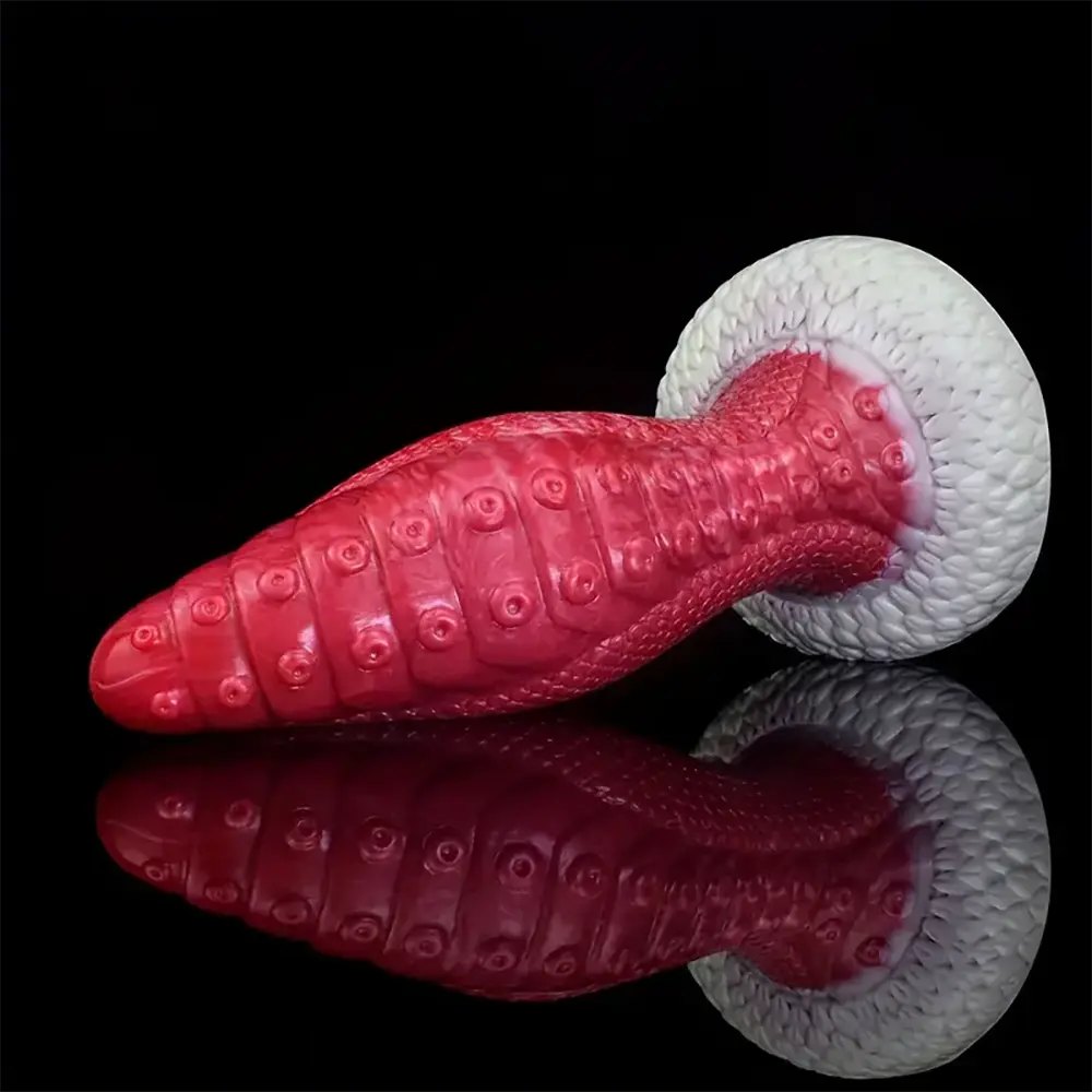 Dragon scale silicone fantasy dildo, photo 5
