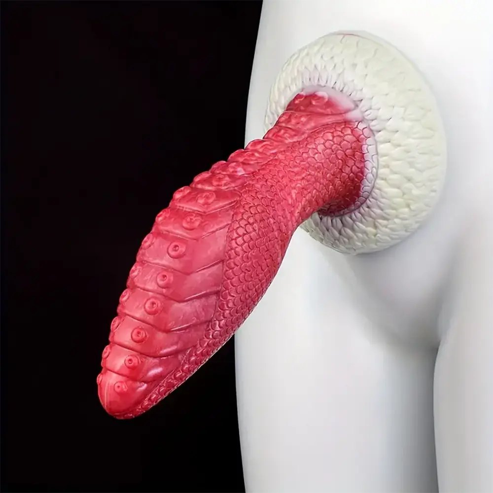 Dragon scale silicone fantasy dildo, photo 8