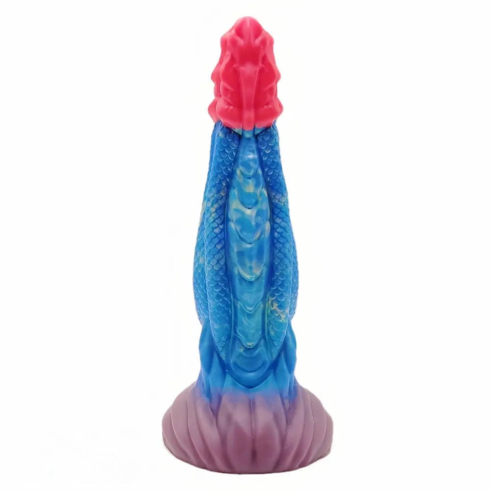 #2 mixed color dragon scale fantasy dildo