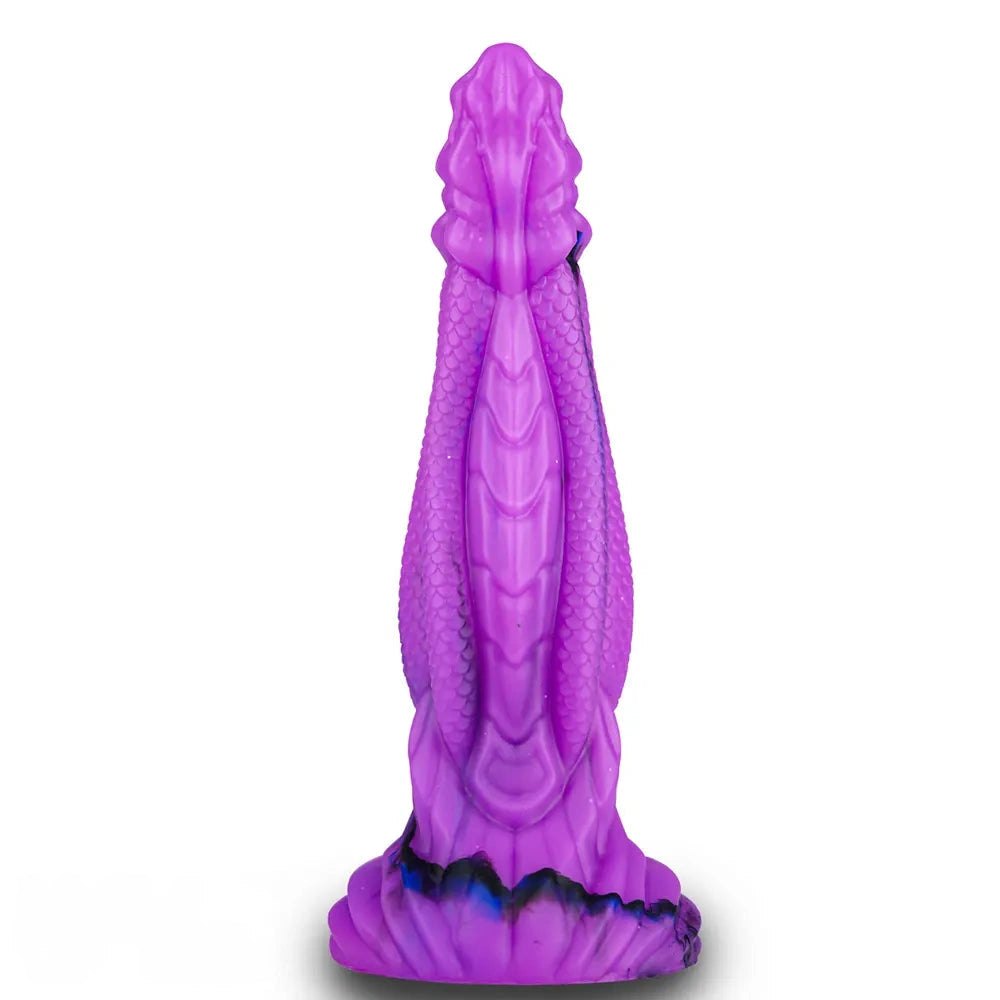 #3 mixed color dragon scale fantasy dildo