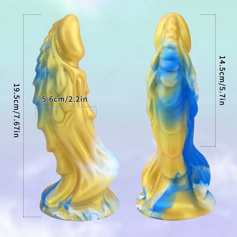 Textured dragon-scale silicone fantasy dildo, photo 15